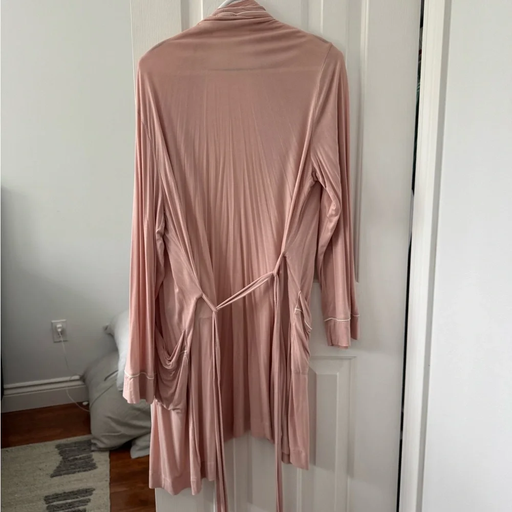 Pink Women's Bath Robe - Picture 5 of 5